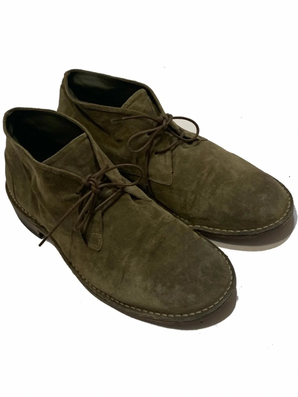 Ernesto dolani Men's Suede Chukka Boots - Lace-Up Desert Style